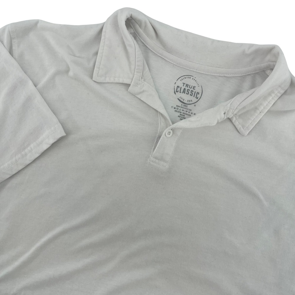 True Classic Polo Shirt Short Sleeve Casual Everyday‎ Top Mens X-Large